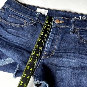 Gap 1969 SUMMER CUT-OFFS Denim Shorts Size 30 Stretch MADDIE SHORT-C CITYBLU